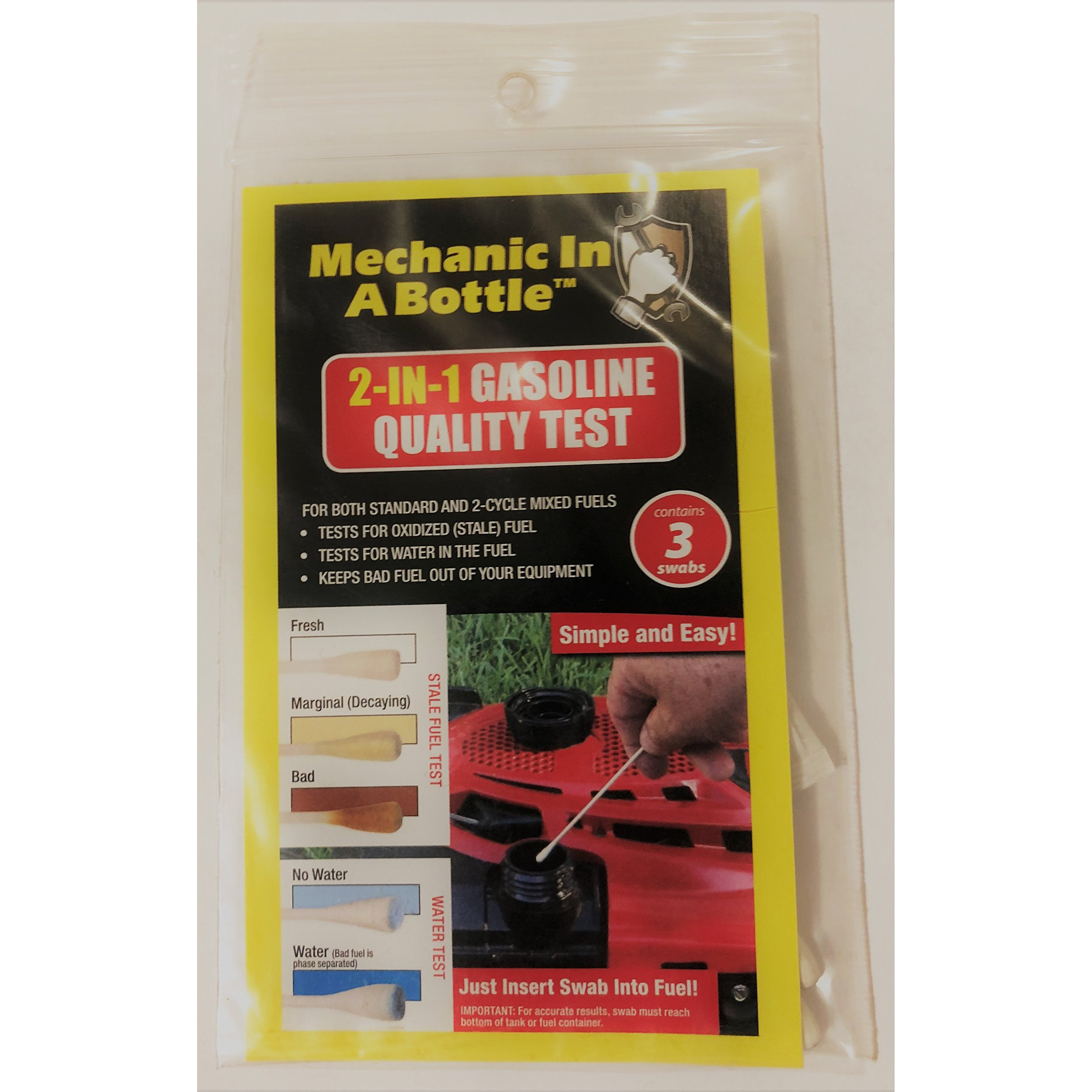 Mechanic In A Bottle 2-In-1 Gasoline Quality Test 0.3 Oz.