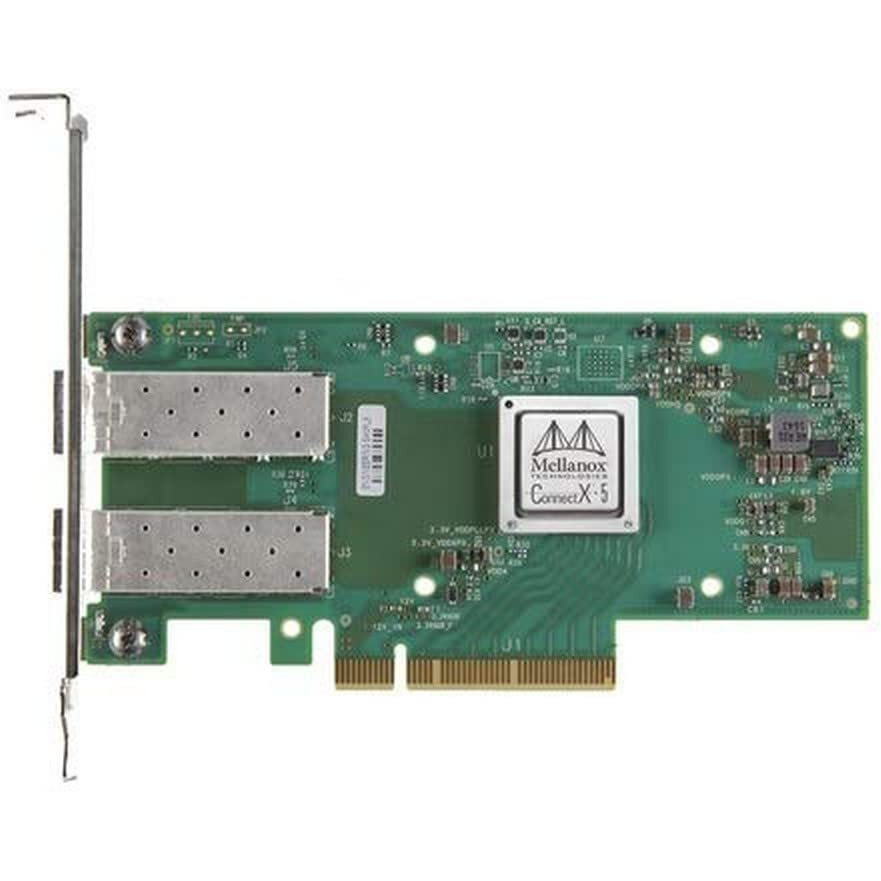 Mellanox Connectx-5 En Network Adapter Pci Express 3.0 X8 Gb Ethernet 10 Gb Ethernet 25 Gb Ethernet Green/Silver (Mcx512A-Acat)