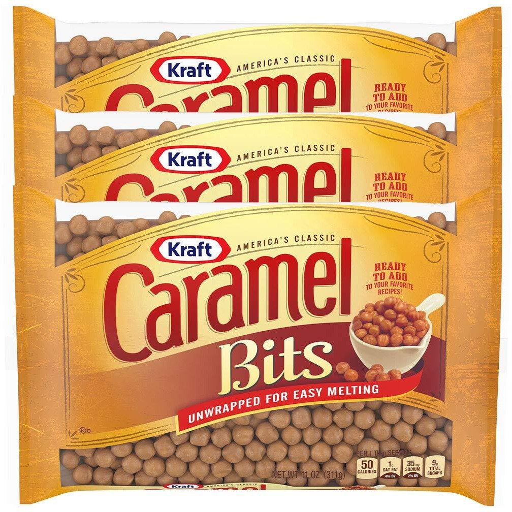 Kraft, Caramel Bits, 11Oz Bag (Pack Of 3) By Kraft