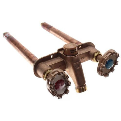 Woodford 22Px-12-Mh Horizontal Freezeless Faucet Provides Hot And Cold Water- With 1/2 Inch Pex Connections