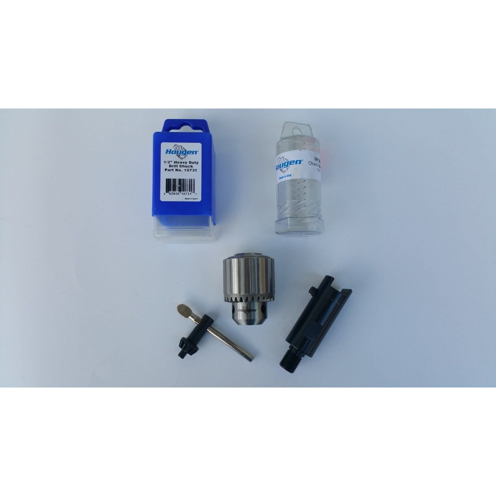 Hougen Drill Chuck&Adapter For Models,Hmd904, 905 & 927 (Slotdrive)08186/10731