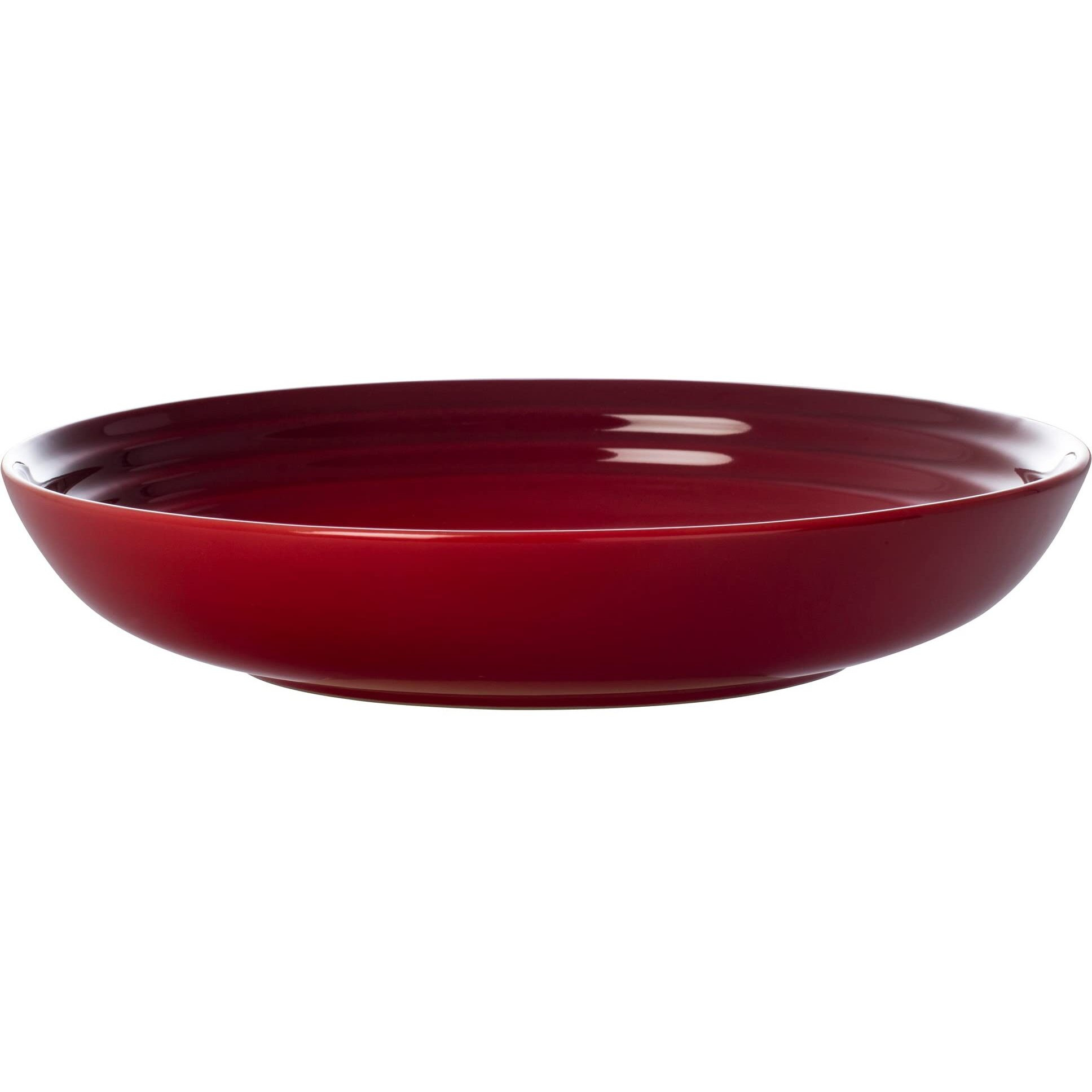 Le Creuset Stoneware Set Of 4 Pasta Bowls, 8.5" Each, Cerise