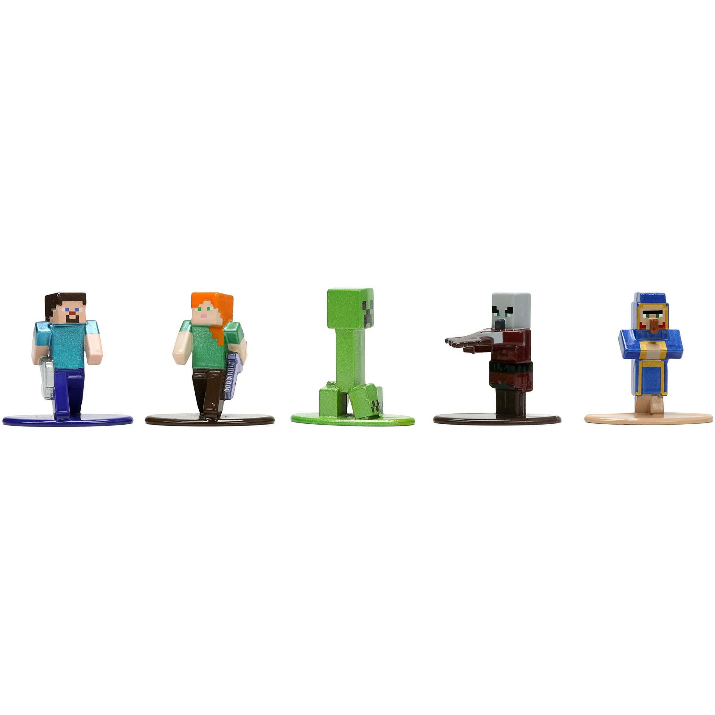 Minecraft Caves And Cliffs 1.65" 18-Pack Series 8 Die-Cast Figures, Toys For Kids And Adults