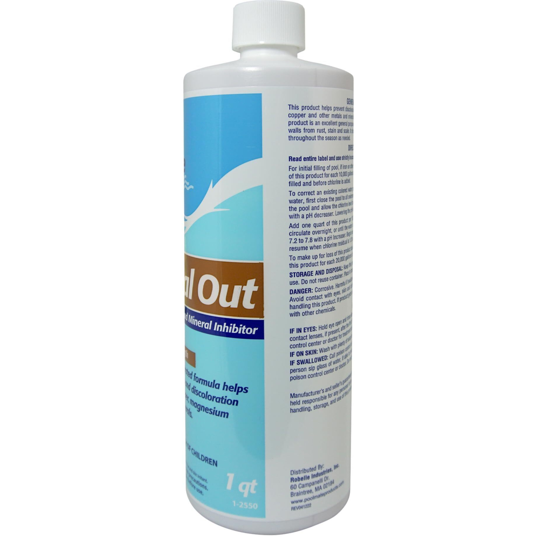 Pool Mate 1-2550-02 Metal Out Swimming Pool Mineral Remover, 2-Pack