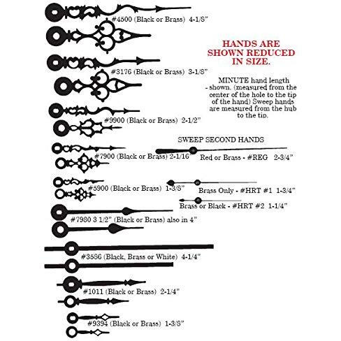 Takane Thin Mini Pendulum Movement - Clock Repair Kit - Choose A Size