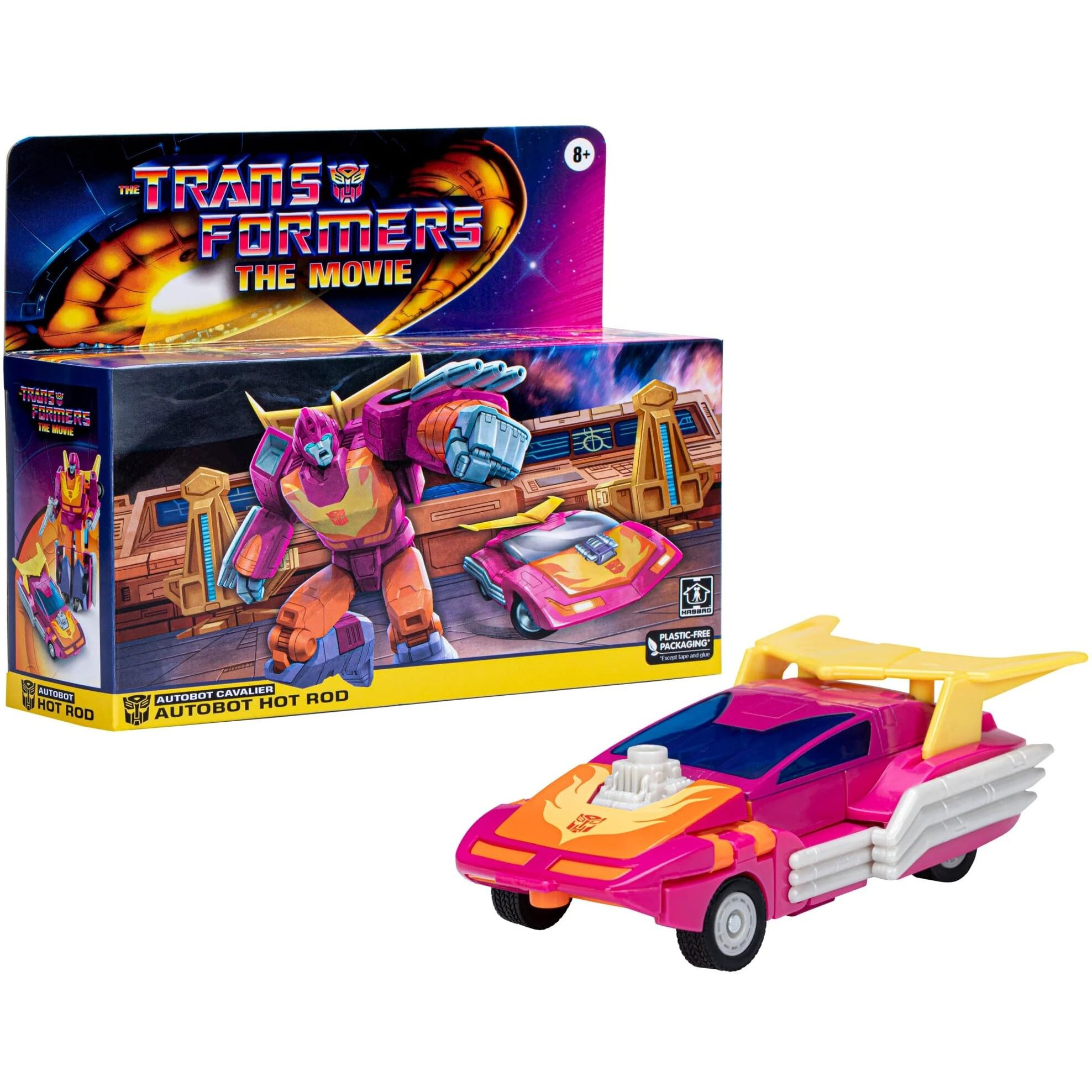 Transformers The 1986 Movie G1 Retro Reissue Autobot Hot Rod 6.0 In Action Figure Exclusive