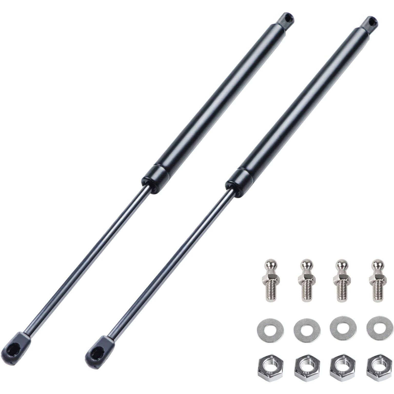 18.5&quot 40Lbs/178N Universal Gas Spring Shock Struts Lift Supports For Lid Stay Prop Replacement For Camper Shell Shocks, Canopy, Tool Box, Truck