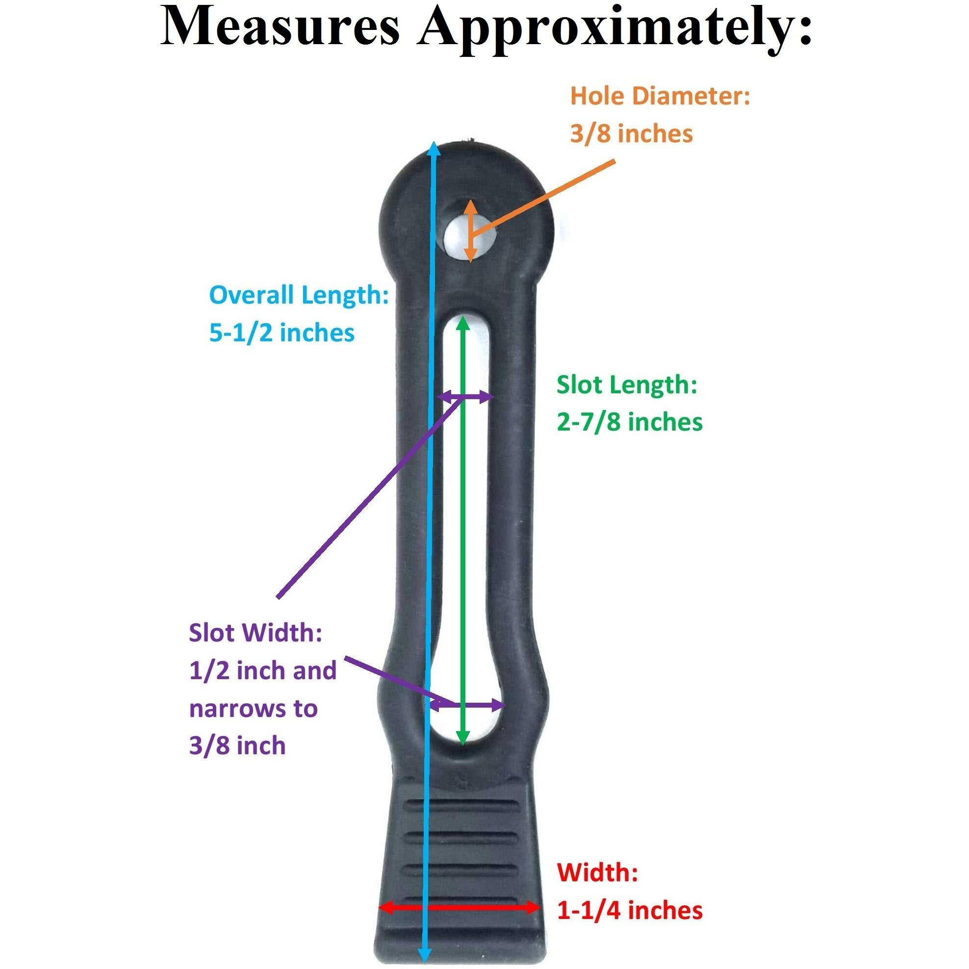 Rubber Hood Straps Body Latch For Yamaha Utv 8V0-77171-00 /Ja1-R271A-00-00/94051-115-0000 / Snowmobile 12-1871 Hisun Yamaha Rhino Utv Massimo Bennche Qlink Coleman (2)