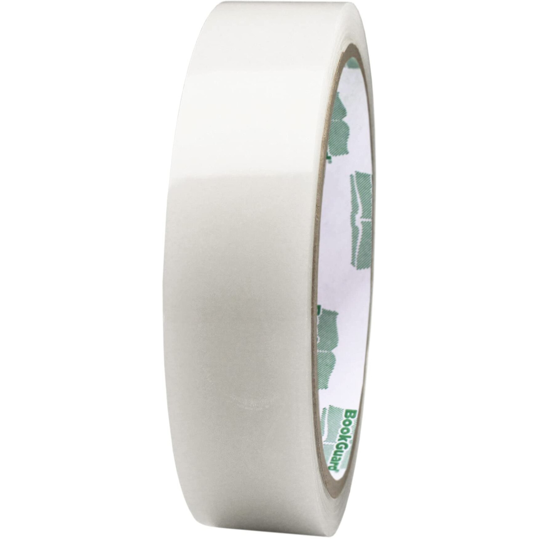 Bookguard 1 Inch Book Binding Tape, Ideal Book Repair Tape For Library Supplies, Stretchable Book Tape, Essential Clear Repair Tape - Clear Book Tape - 15 Yard Roll