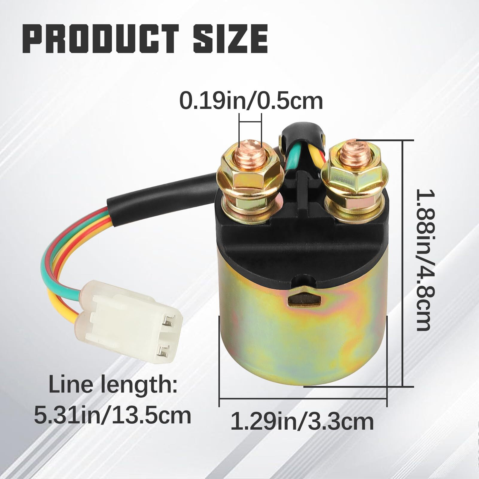 Rancher 420 Starter Solenoid Relay For Honda Trx350 Trx400 Trx450 Trx500 Trx90 Trx200 Trx450Es Trx650 Trx680 Fourtrax Foreman Rancher Rubicon Pioneer 700 35850-Hm7-000 Atv