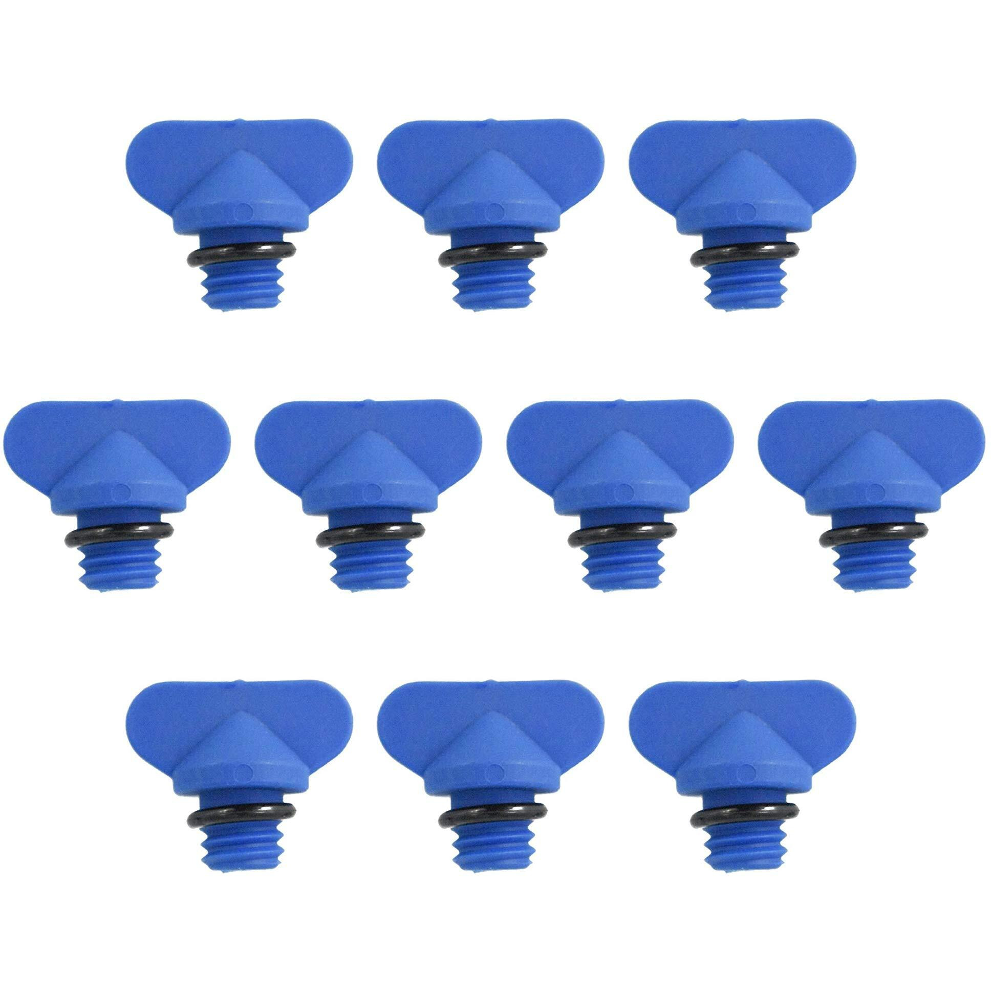 Manifold Engine Block Drain Plug Kit Replaces Sierra 18-4226 For Mercruiser 22-806608A02 Compatible With Glm 13992, Pack Of 10