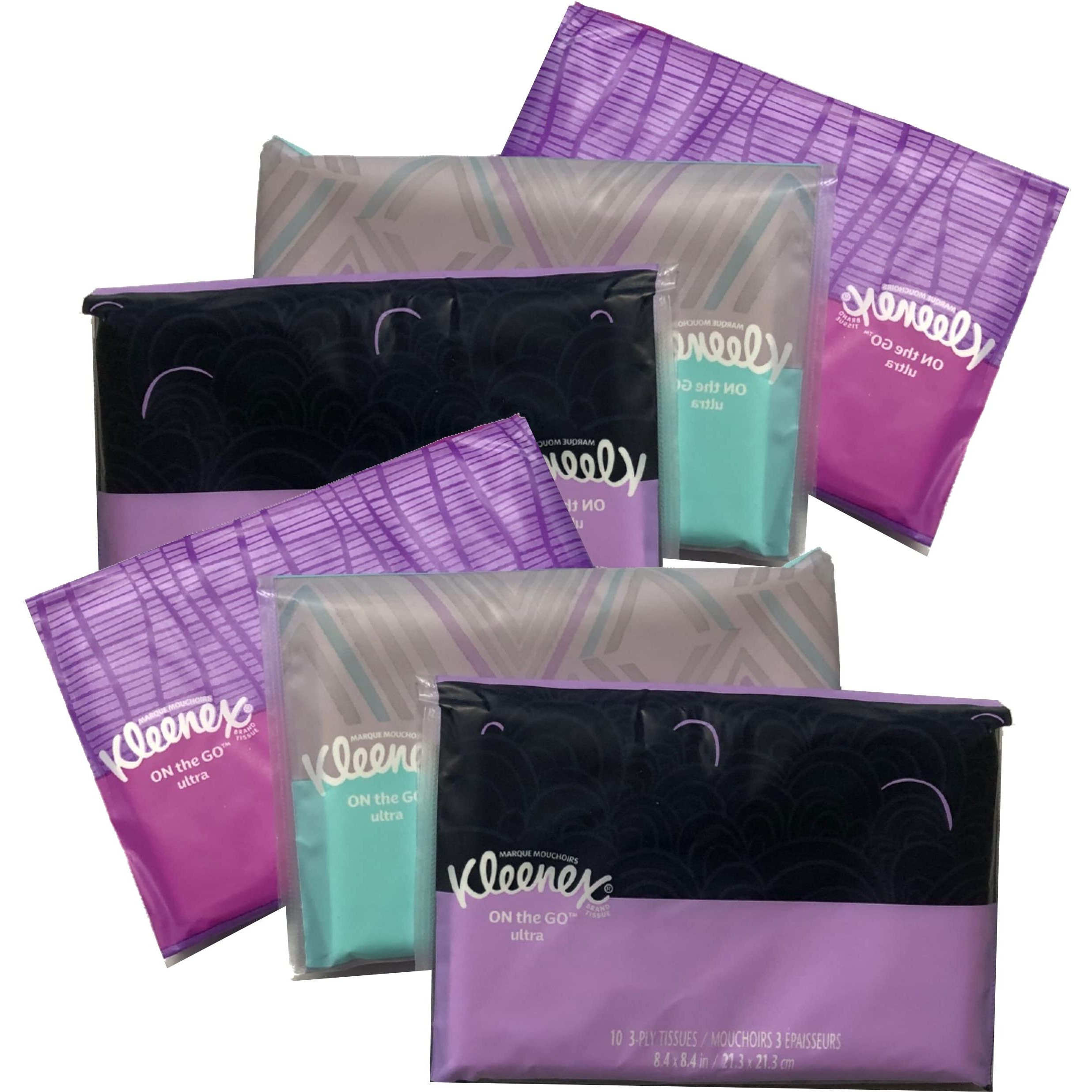 3 Pk Slim Pack Wallet Size (2 Pack)  60 Tissues - Most Elegant Look Of Any Portable Tissue Anywhere