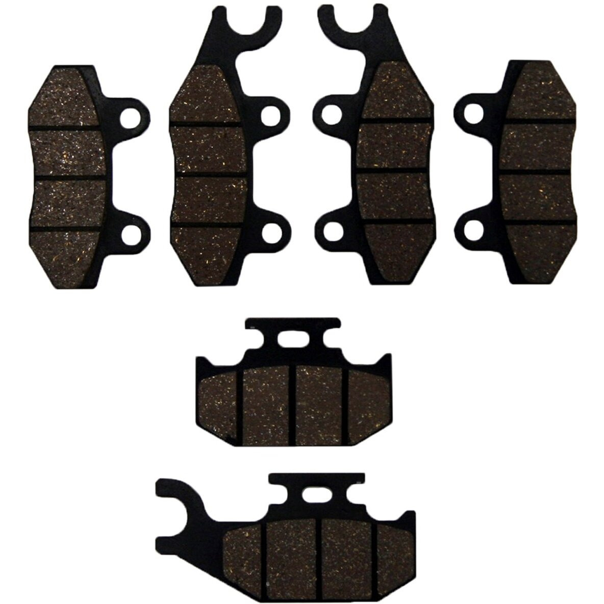 Factory Spec, Kit-7423424460, Front & Rear Brake Pads For Yamaha Rhino 660, Rhino 450 & 2006-2012 Raptor 700