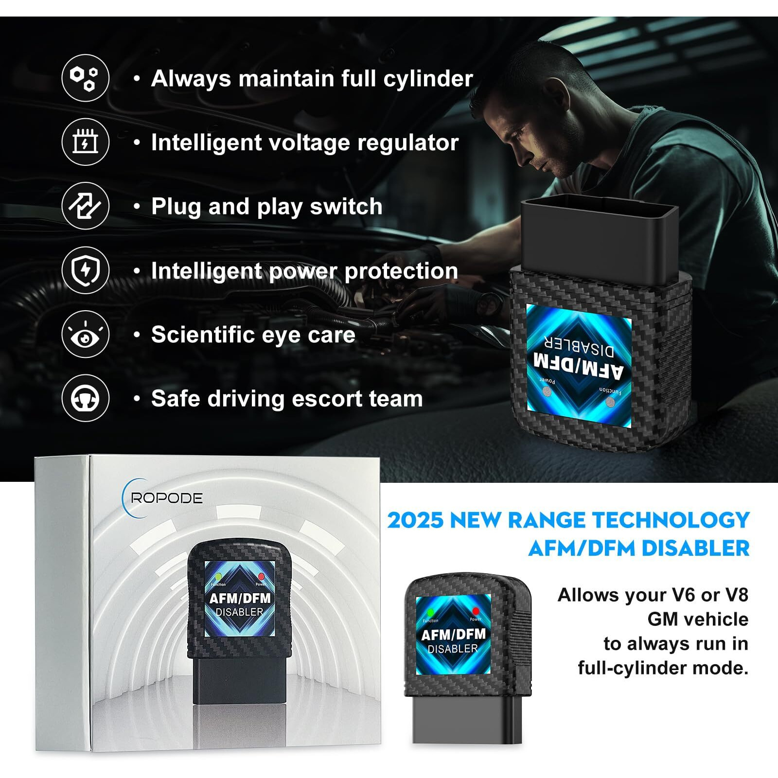 Afm Disabler Active Fuel Management Delete Disabler Afm/Dfm Disabler Compatible With V6 & V8 Gm Motors Afm Disabler 5.3 Silverado (Chevy Gmc Sierra Gmc Yukon Cadillac Escalade Etc)4.3L 5.3L 6.0L 6.2L