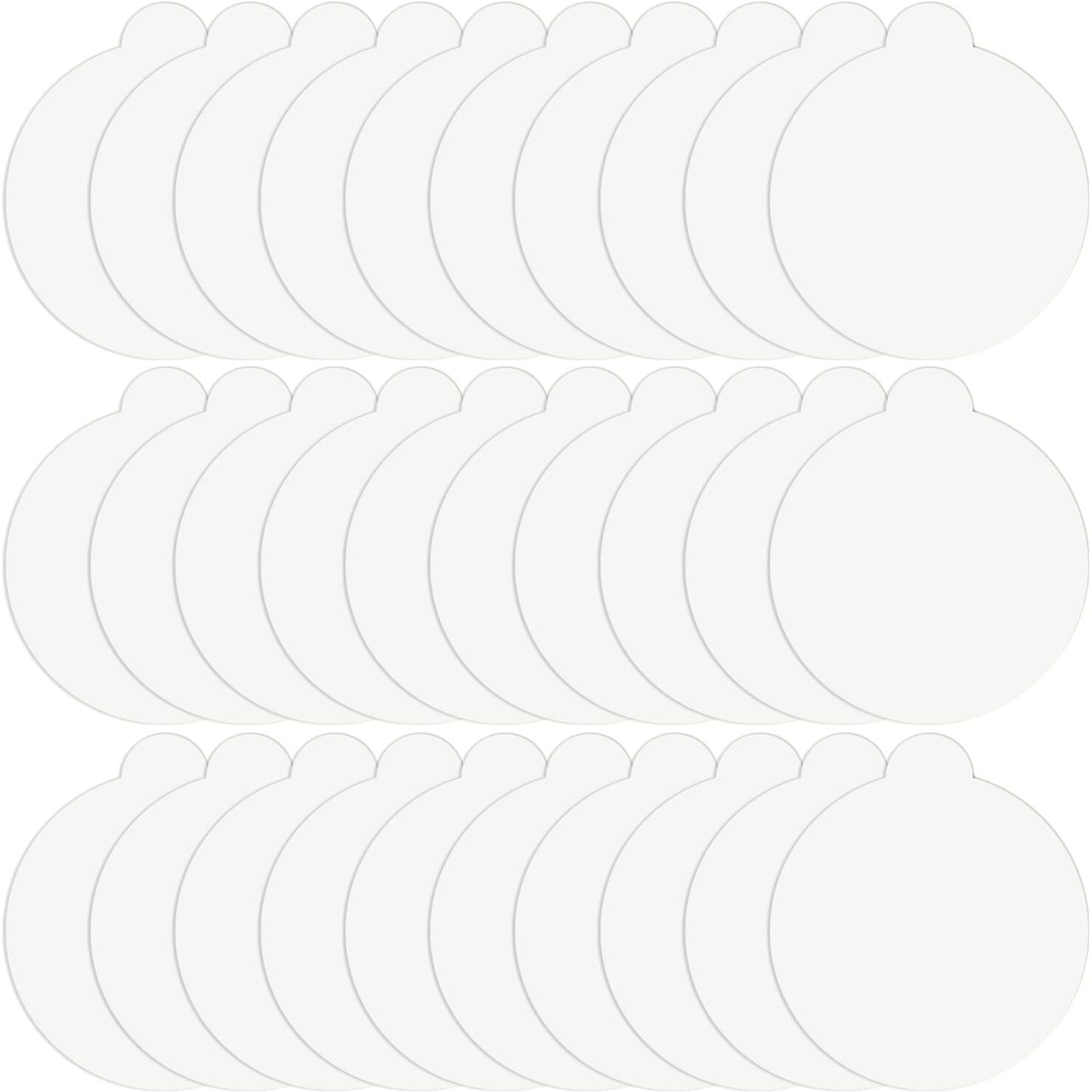 30 Pack 4.3 Replacement Glue Boards For Katchy, Indoor Glue Boards Refill Sticky Cards Compatible With Katchy, For Fenun And Other Models (White)