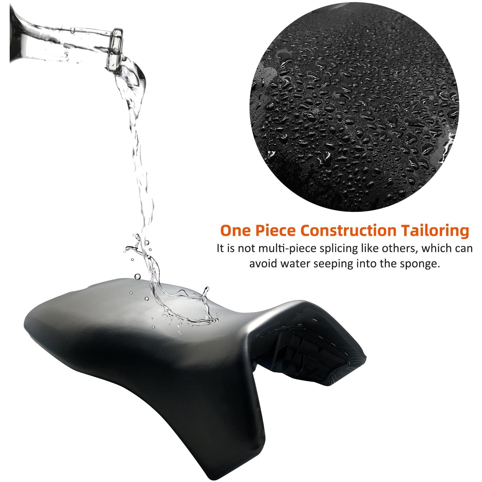 M Mati Atv Seat Cover Leather Compatible With Polaris Sportsman 500 400 300 700 450 600 800 Mv7 Hawkeye 2005-2014, Mpn 2683434-070 2684045 2684046 2683809