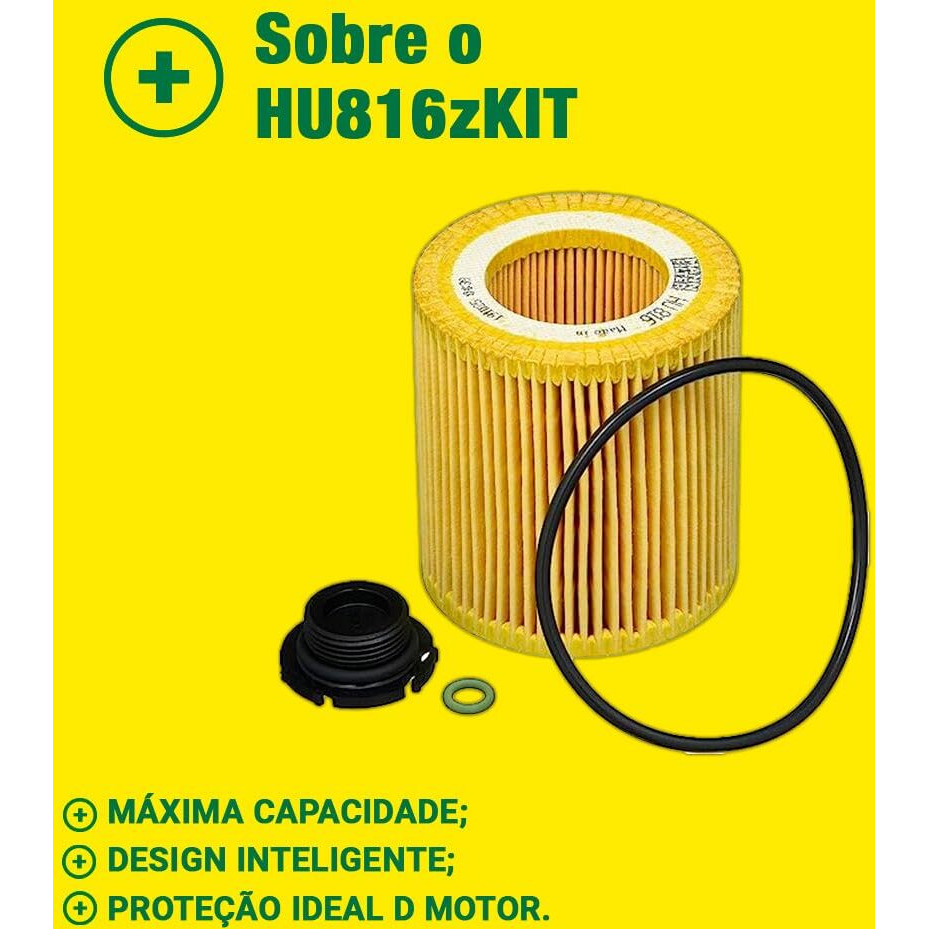 Mann-Filter Hu 816 Z Kit Oil Filter - Cartridge