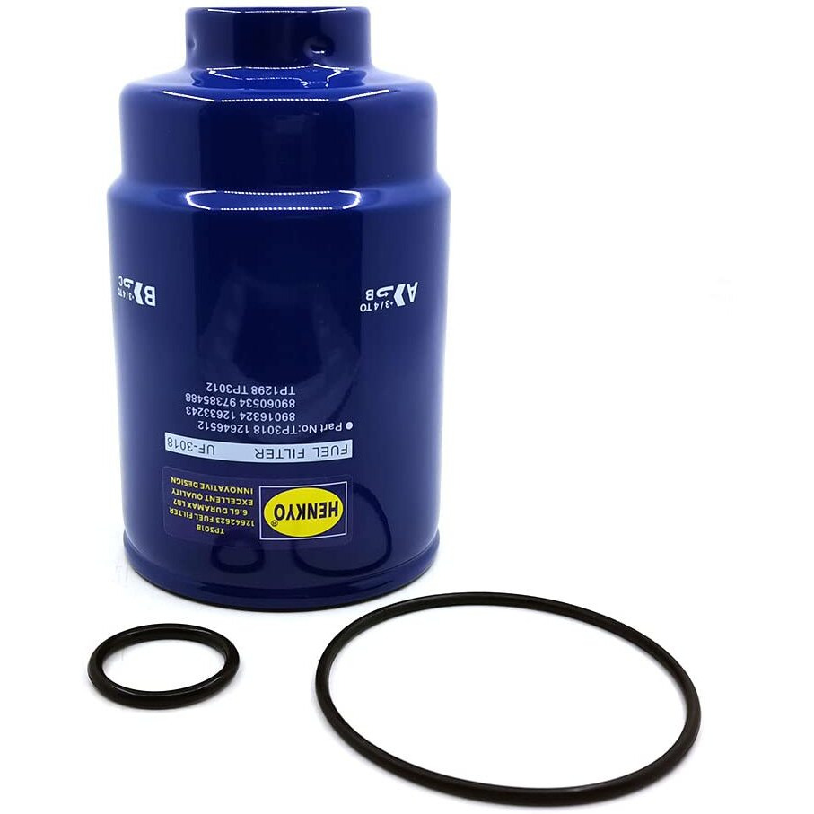 12633243 Tp3018 Fuel Filter For 2001-2016 Chevy Silverado Gmc Sierra 6.6L Duramax 2500Hd/3500Hd Diesel Engines Compatible 12664429 Tp3012 Blue