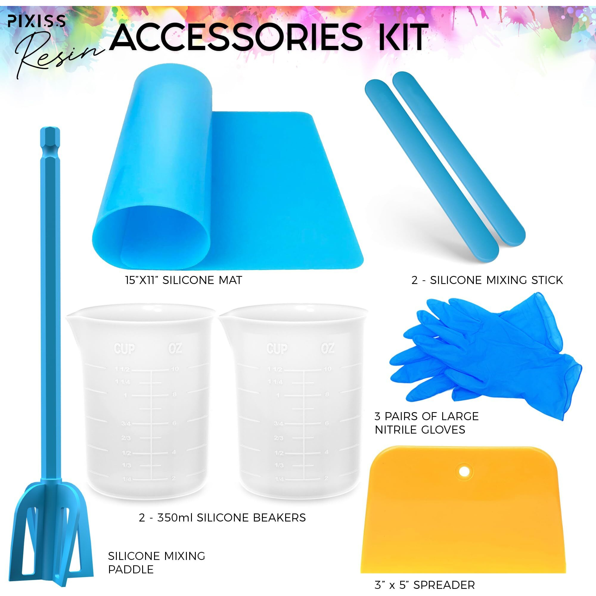 Silicone Mold Making Kit Liquid Silicone Rubber Bubble Free Translucent Clear Mold Making Silicone-Mixing Ratio 11-Molding Silicone For Resin Molds, Silicone Molds Diy (4Kg/Gallon Kit)