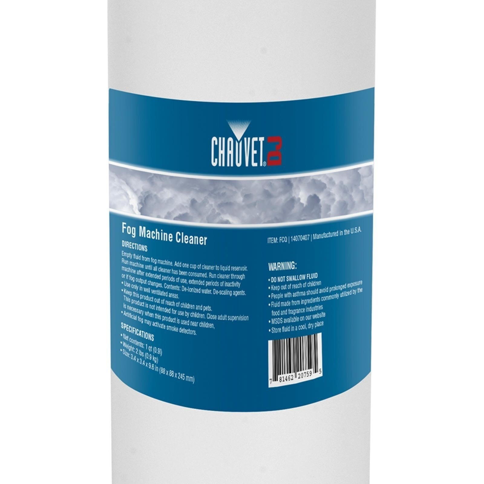 Chauvet Fog Machine Cleaner