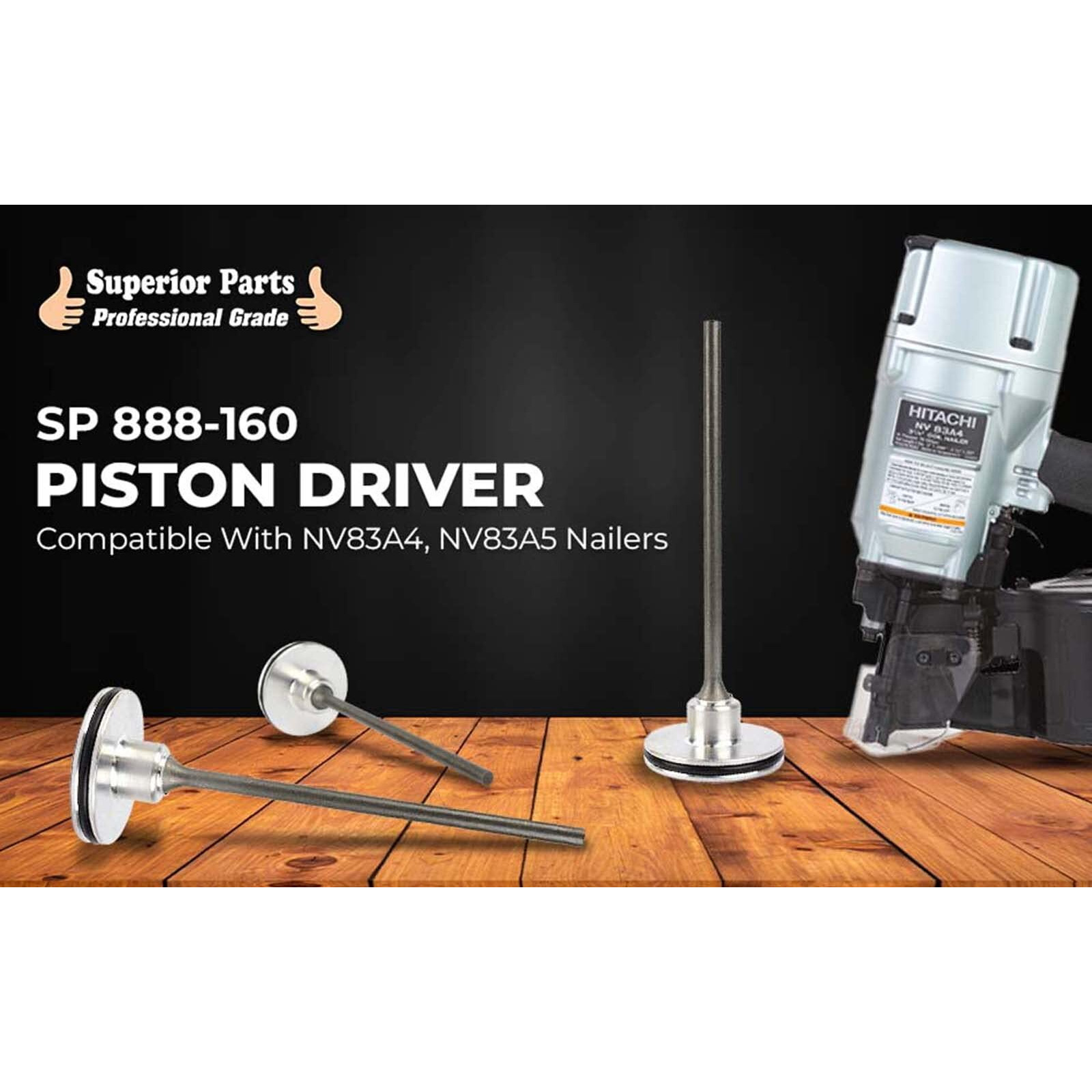 Superior Parts Sp 888-160 Aftermarket Piston Driver Compatible With Hitachi Nv83A4, Nv83A5 Nailers