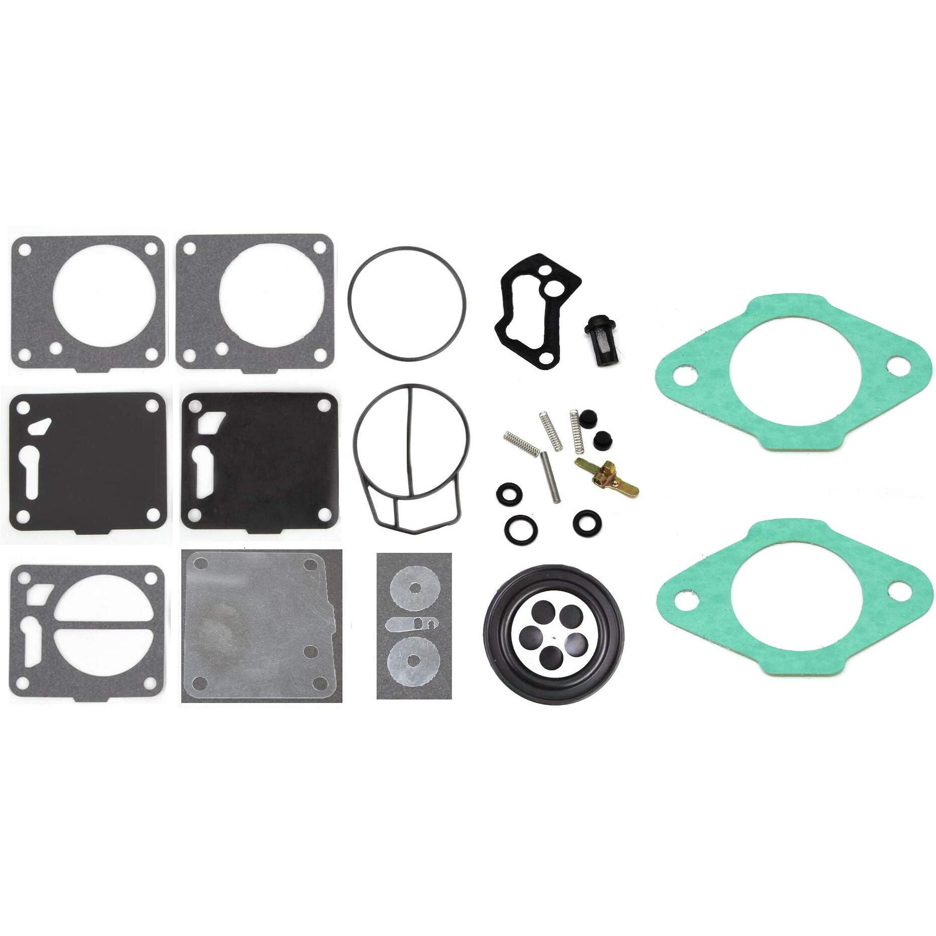 Mikuni Carburetor Rebuild Kit Includes Base Gasket 6M6-13556-A1-00-00 Compatible With Yamaha Wave Runner 650 Super Jet 701 Pwc Jetski Bg