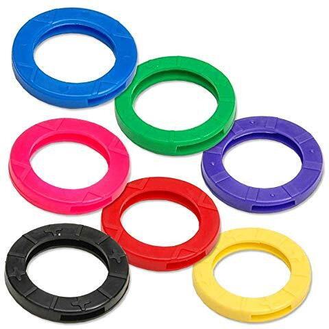 Lucky Line Key Identifiers, Medium, 200 Per Box, Assorted Colors (16700)