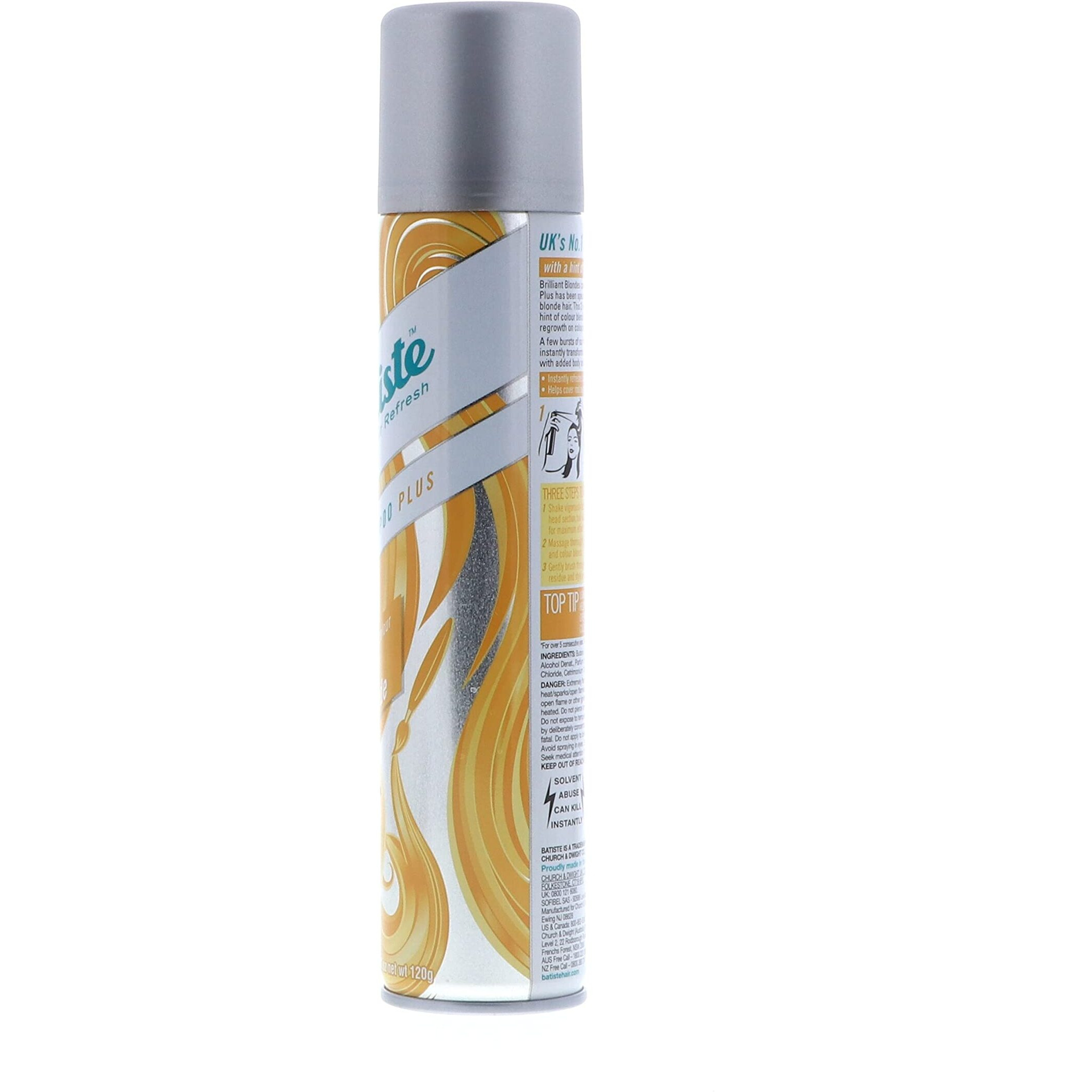 Batiste Dry Shampoo Plus, Brilliant Blonde 6.73 Oz