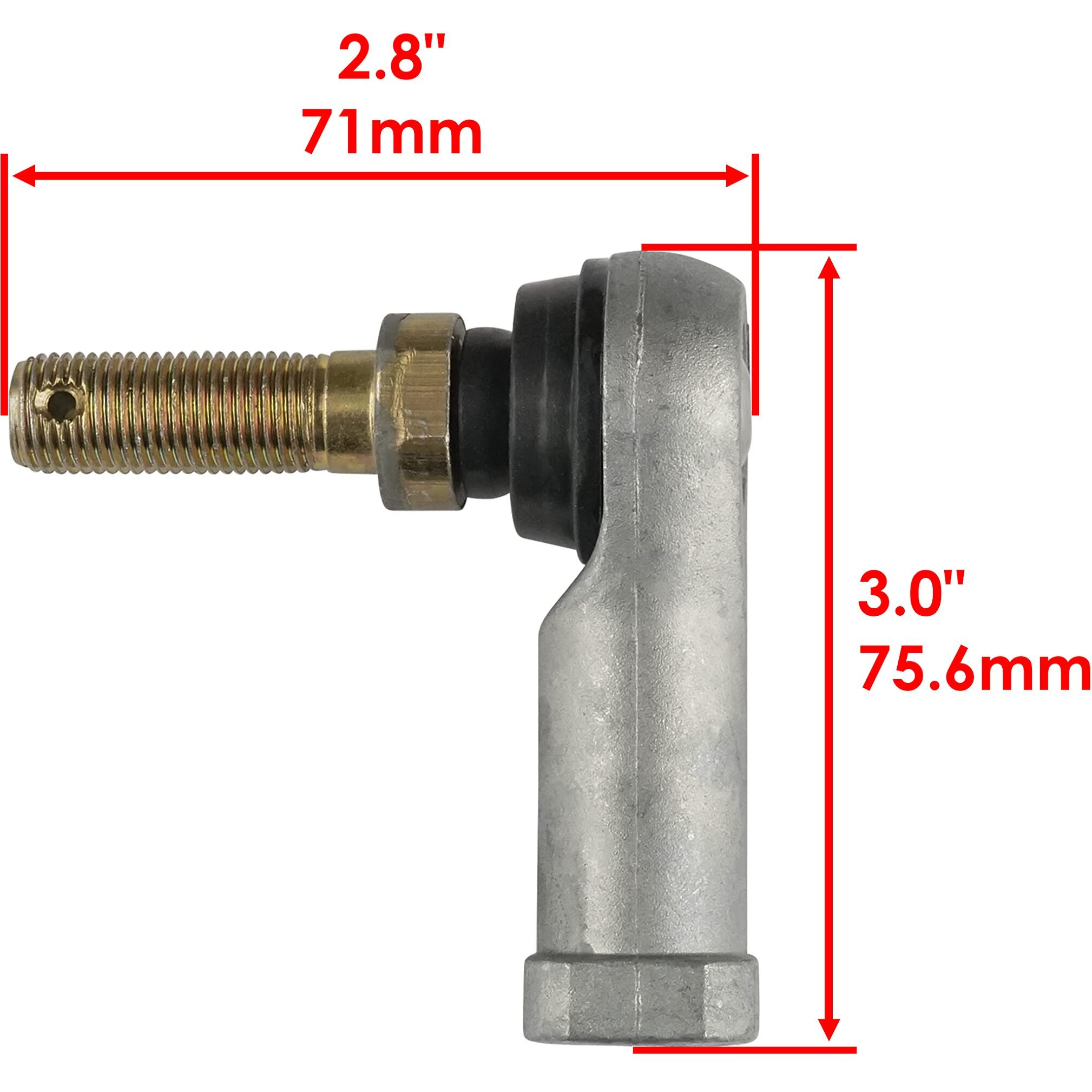 Caltric Tie Rod End Kit Compatible With Yamaha Rhino 700 Yxr700 Yxr-700 Fi/Hunter 2008 2009 2011-2013
