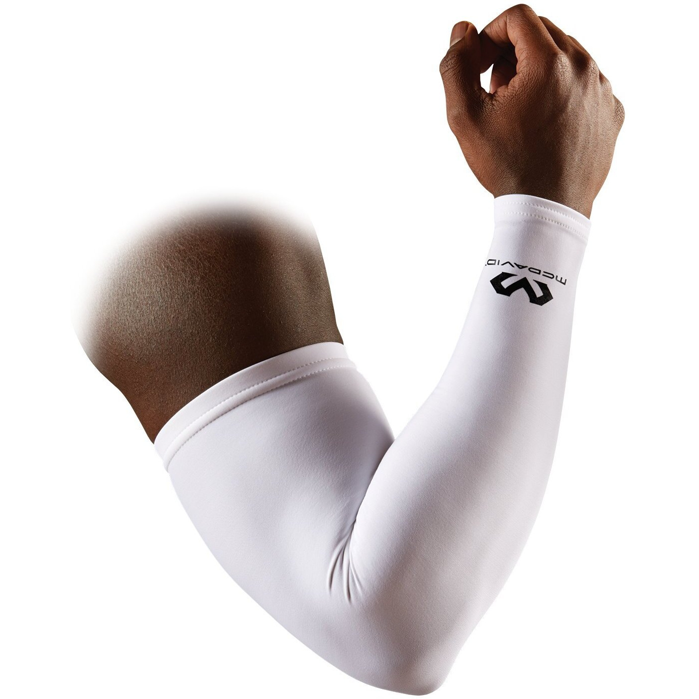 Mcdavid Power Shooter Arm Sleeve White, Medium