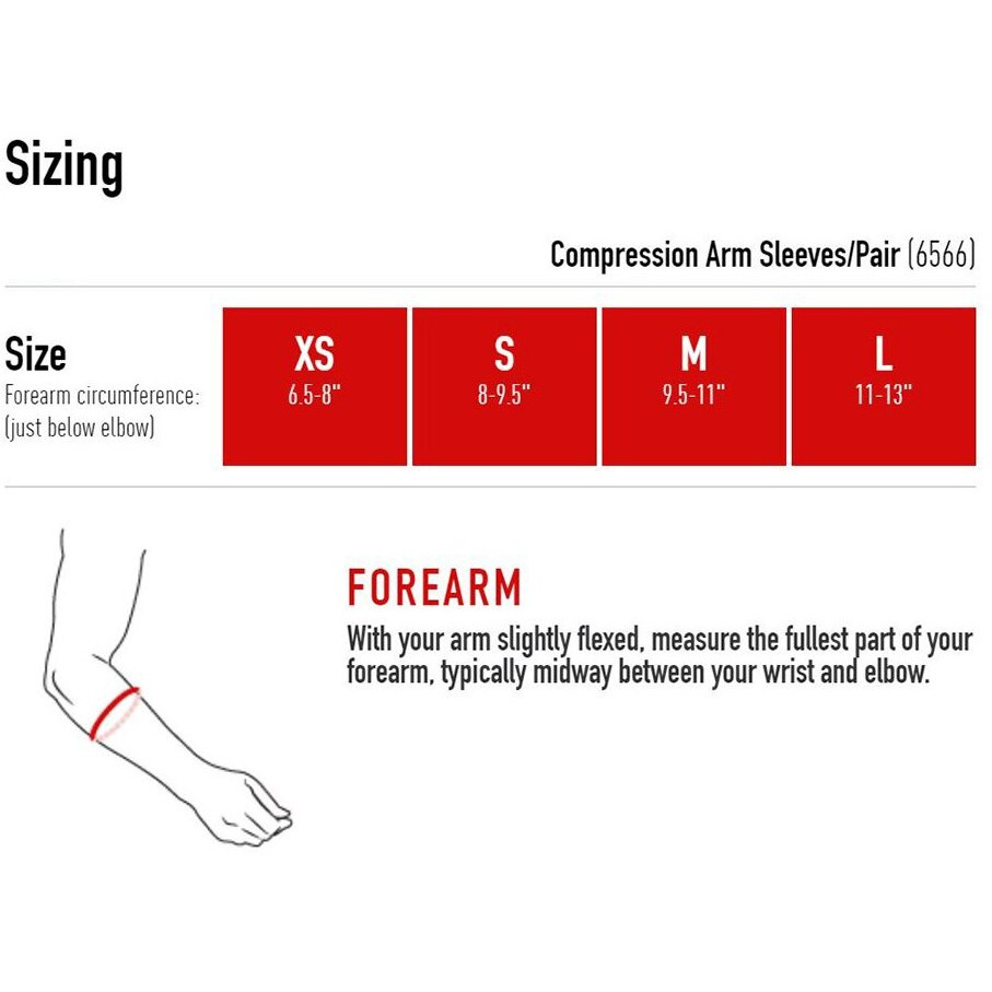 Mcdavid Power Shooter Arm Sleeve White, Medium