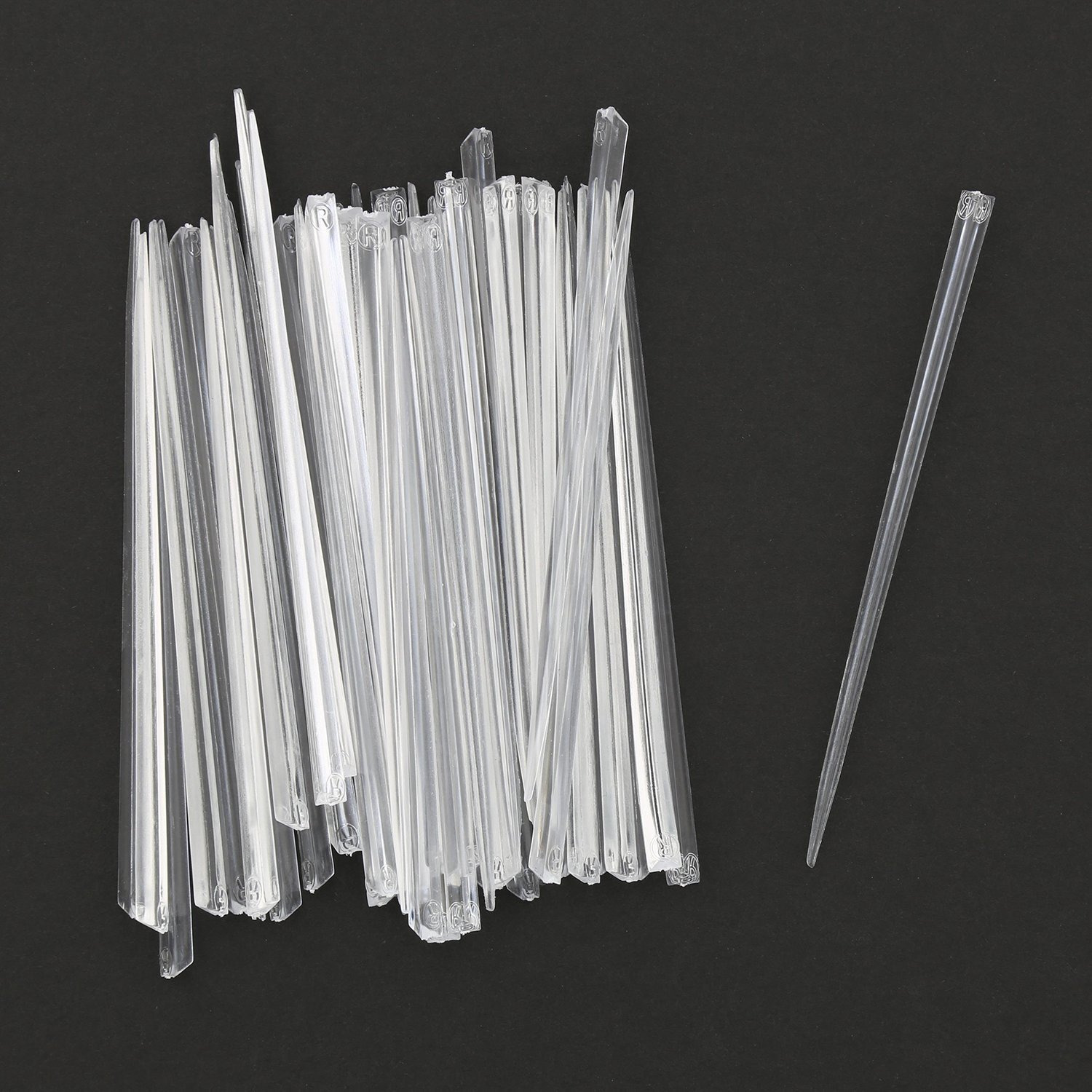 Royal 4" Clear Prism Pick, Package Of 500