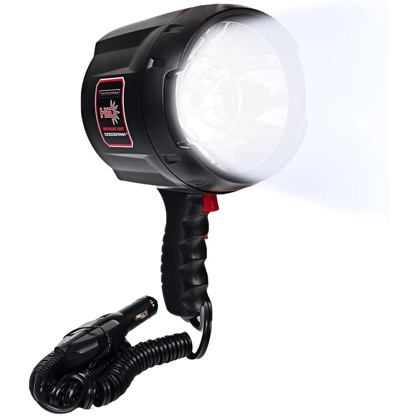 Goodsmann Tacticpro Powerful 2000 Lumen Hid Spotlight/Floodlight Automotive/Garage/Emergency/Boating/Fishing/Hunting/Camping/Hiking/Patrolling Spotlight 9924-0011-06