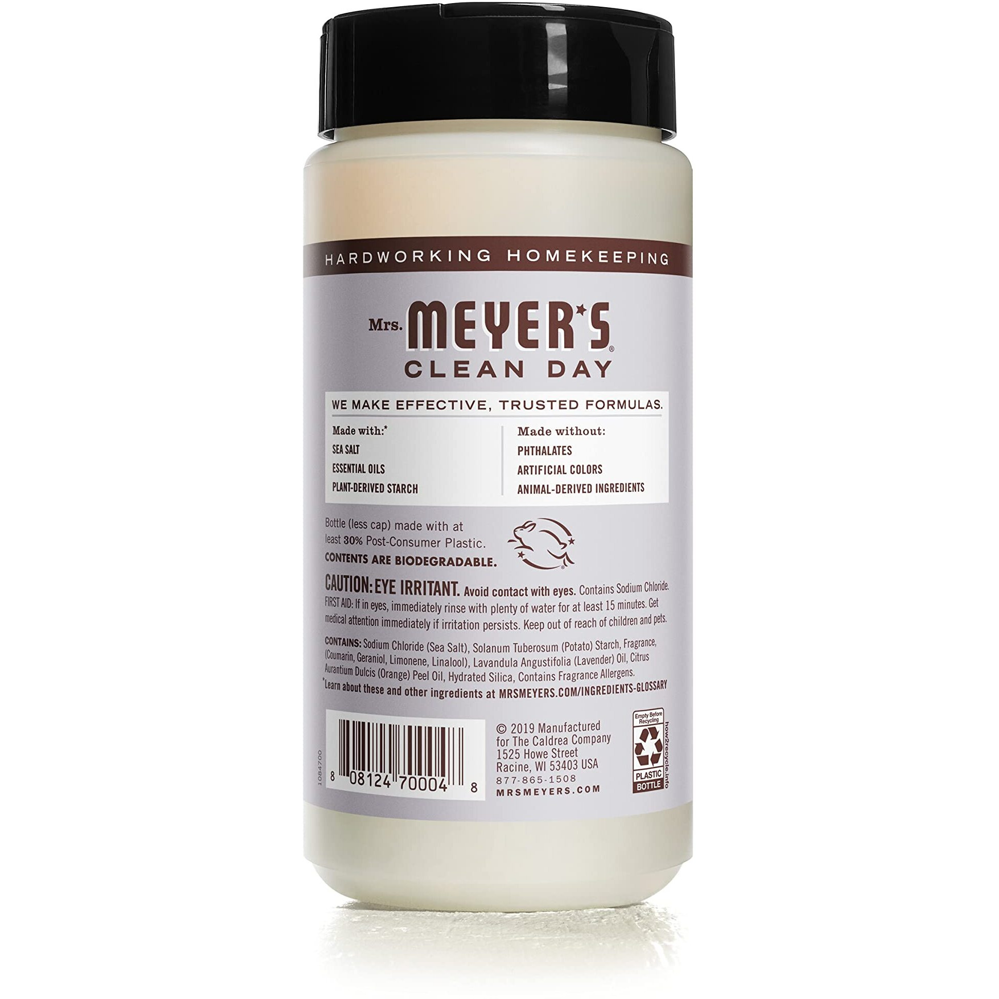 Mrs. Meyer's Clean Day Laundry Booster, Pair With Liquid Laundry Detergent Or Detergent Pods, Lavender, 18 Oz