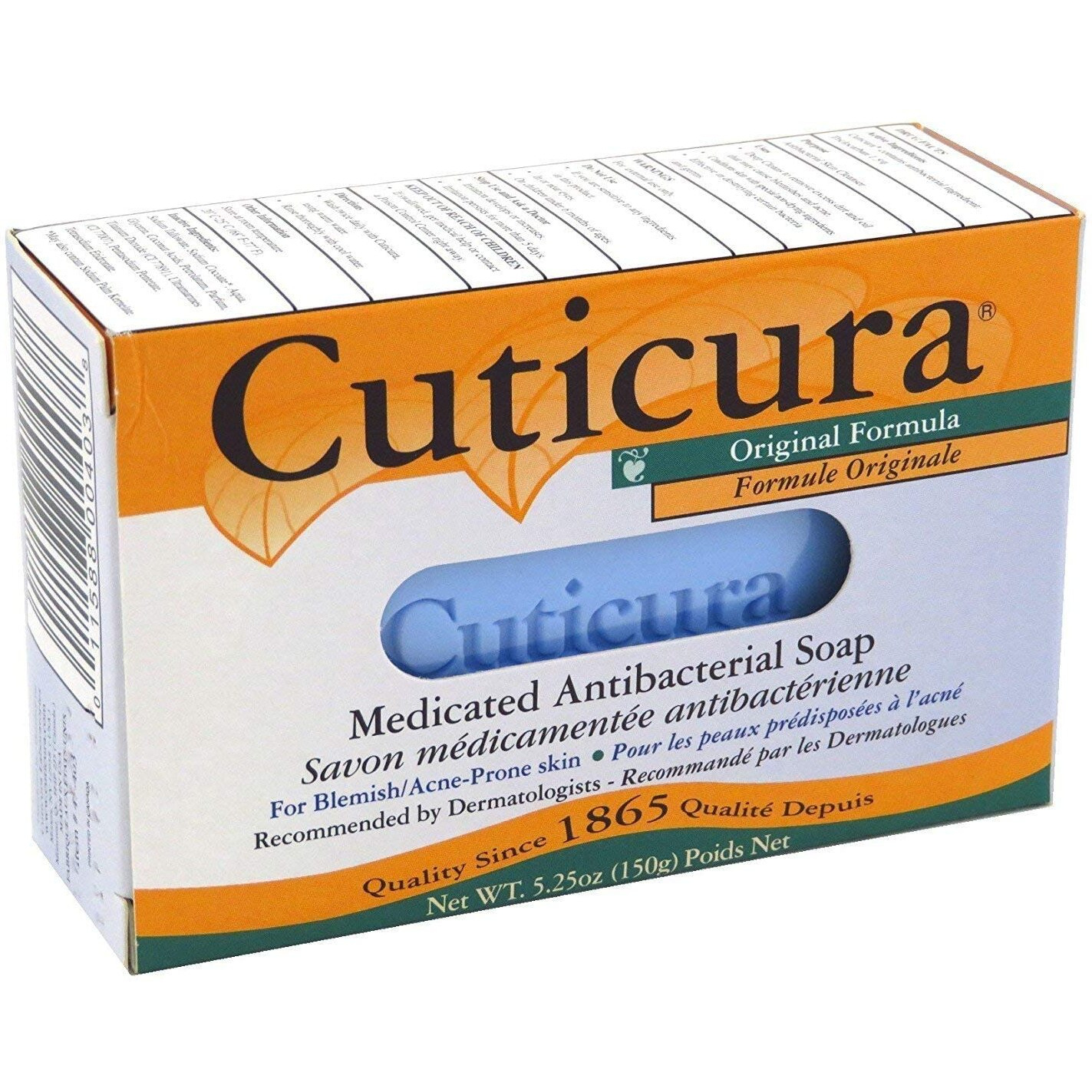 Cuticura Original Soap Bar 3Oz Box (3 Pack)