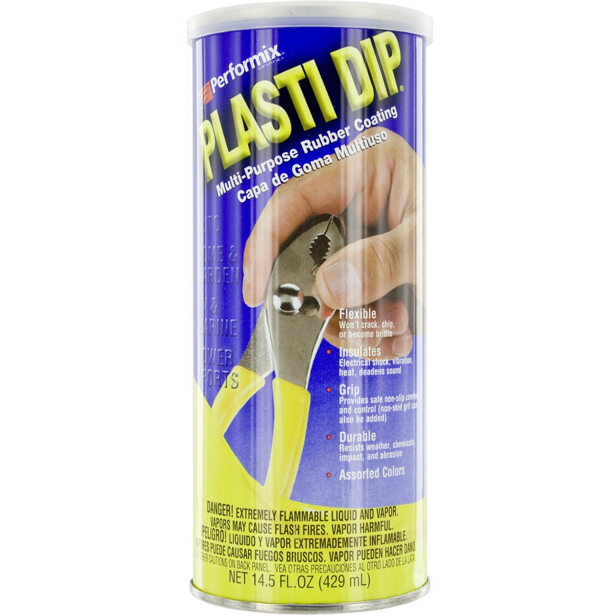 Plasti Dip Flat/Matte Yellow Multi-Purpose Rubber Coating 14.5 Oz Oz.