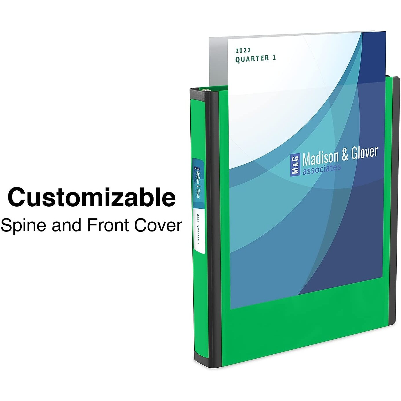 Staples 827602 Better 1-Inch D 3-Ring View Binder Green (19063)