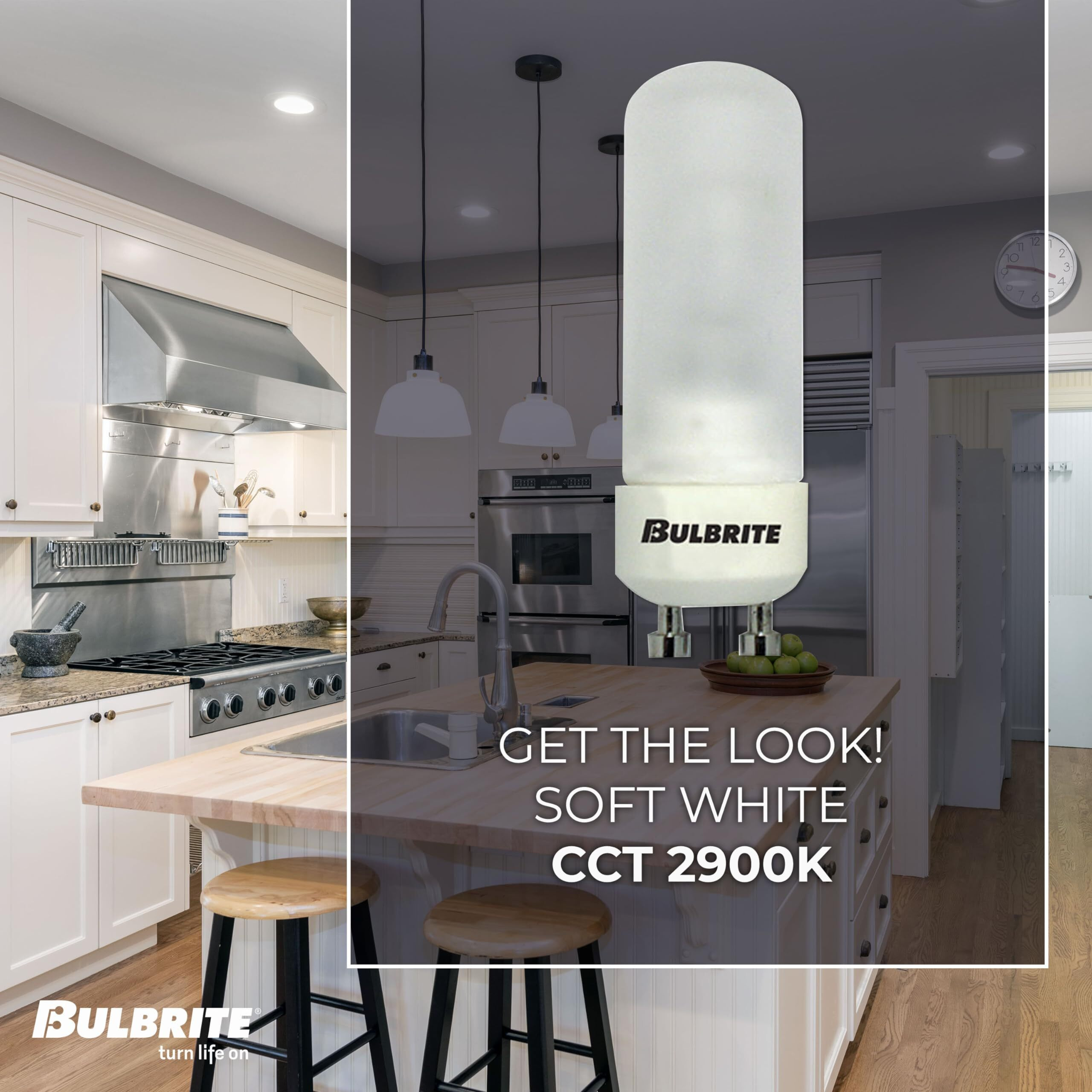 Bulbrite Q50Fr/Gu10 120-Volt Halogen Djd Type Tubular Gu10 Bulb, Frosted, 50-Watt