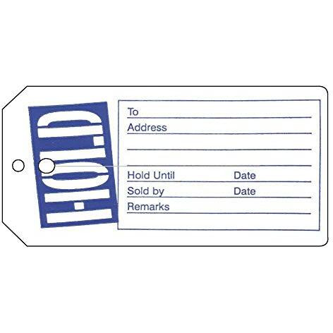 Hold Tags Fit Most Hangers, 77585