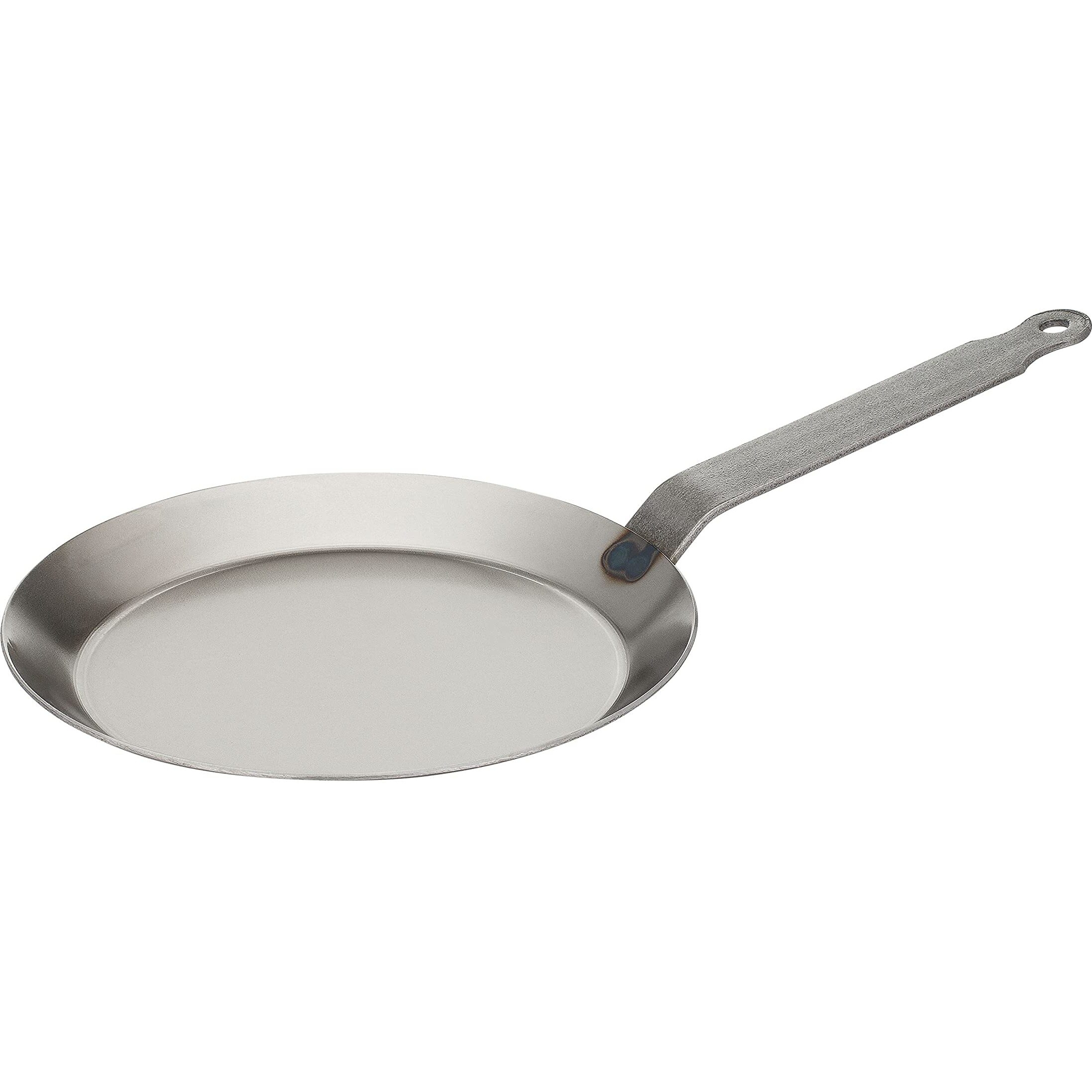 Matfer Bourgeat 062034 Round Crepe Pan, 9 1/2-Inch, Gray