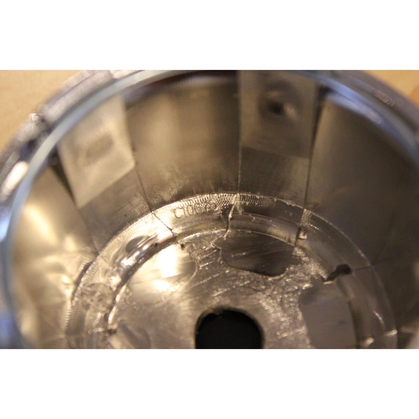 Ridler 675 5 Spoke Chrome Wheel Rim Snap In Center Cap Black Logo C10675