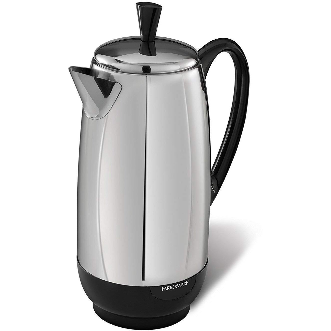Farberware Fcp412 1000 Watt 12-Cup Percolator, Stainless Steel