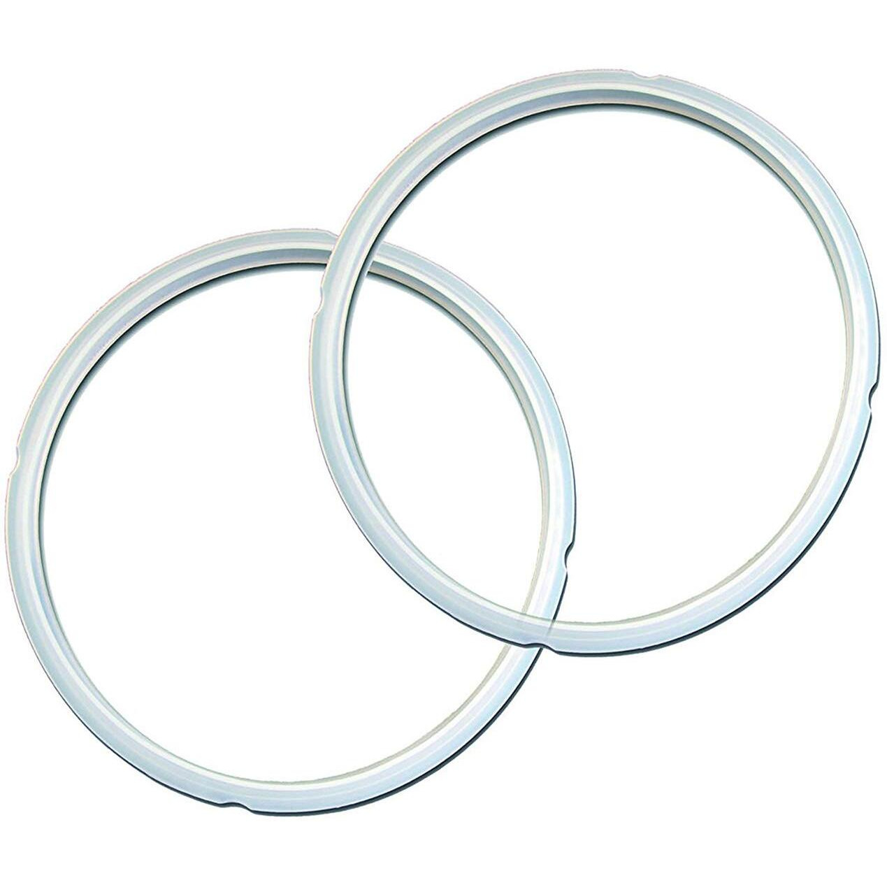 Instant Pot Sealing Ring Mini 3-Qt, Inner Pot Seal Ring, Electric Pressure Cooker Accessories, Non-Toxic, Bpa-Free, Replacement Parts, Clear, 2 Count ( Pack Of 1)