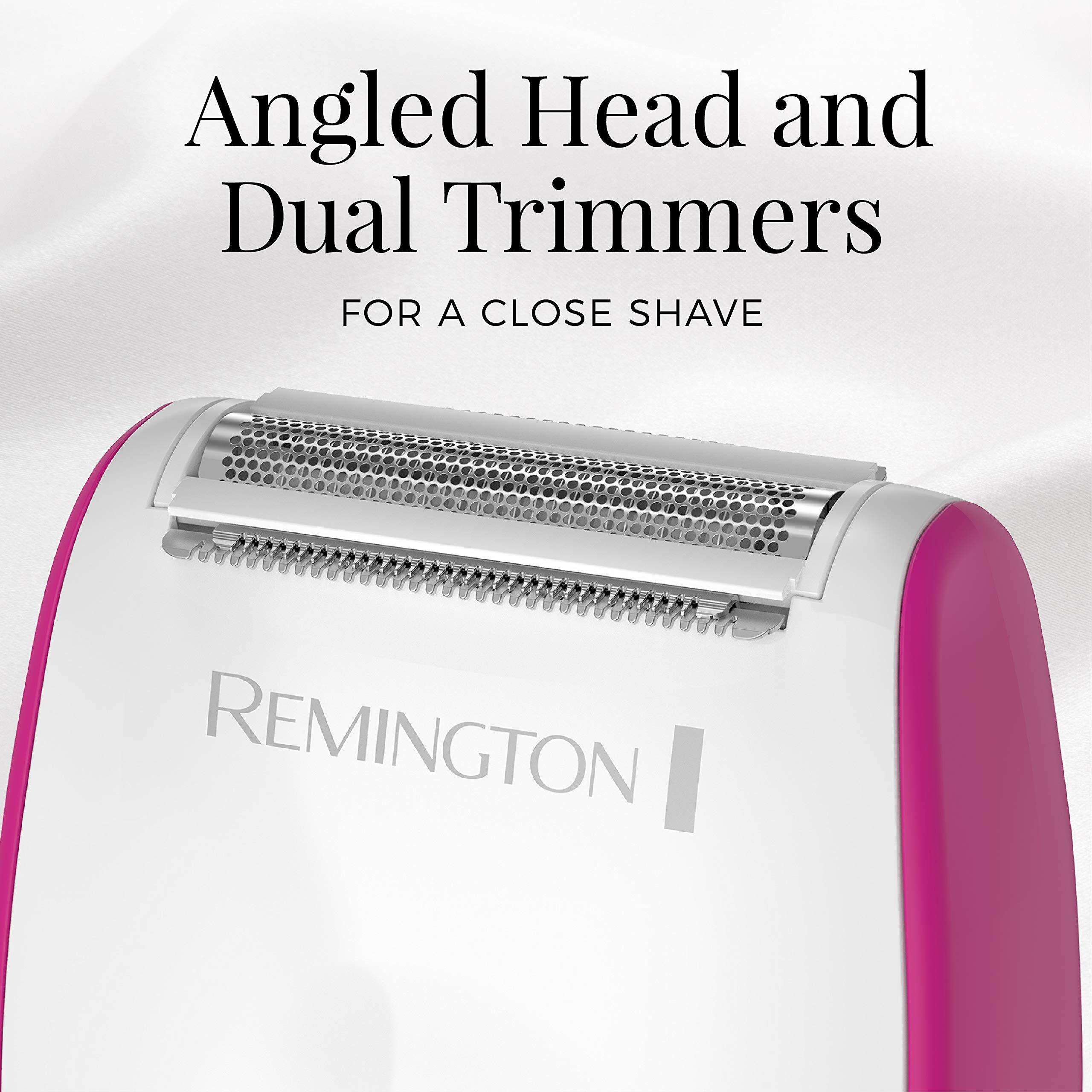Remington Wsf4810Us Smooth & Silky On The Go Shaver, Wet/Dry Razor With Hypoallergenic Foil, Color/Design May Vary