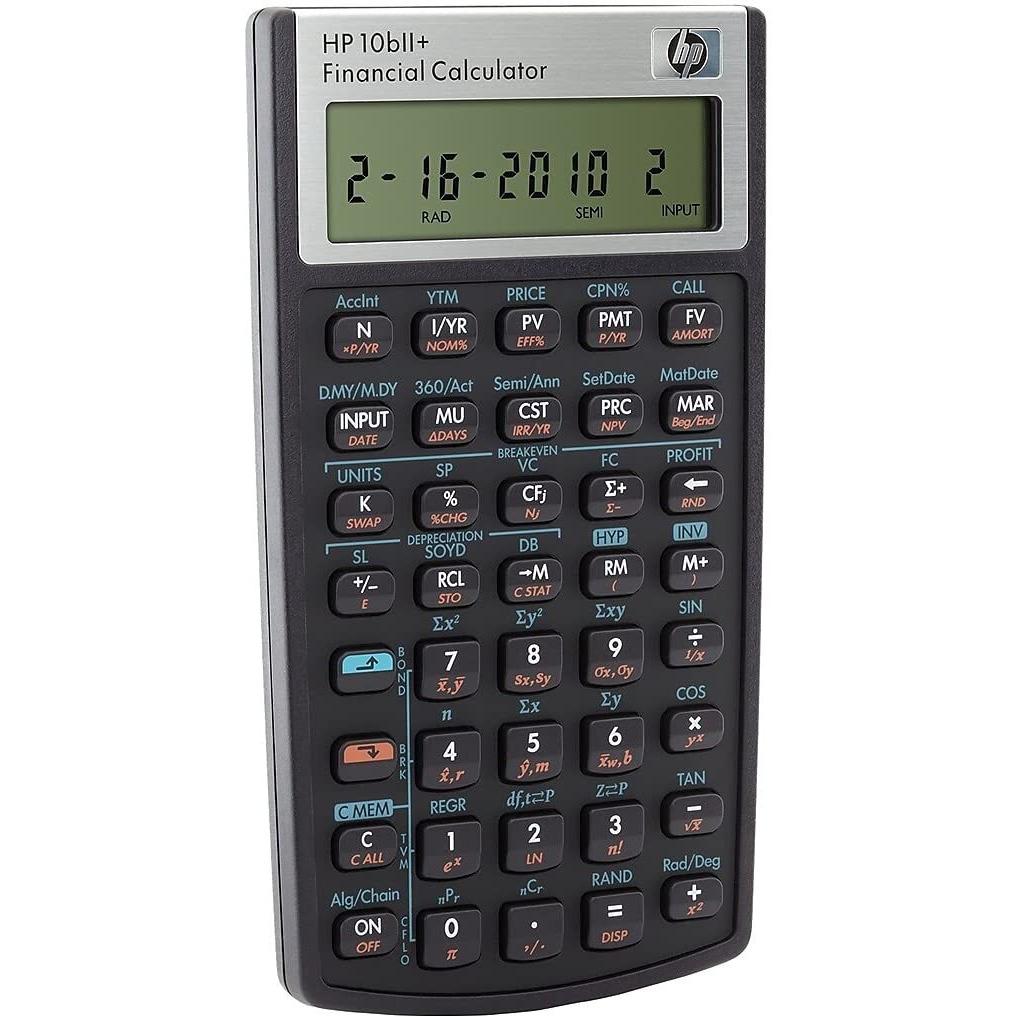 Hp 2716570 10Bii+ Financial Calculator, 12-Digit Lcd