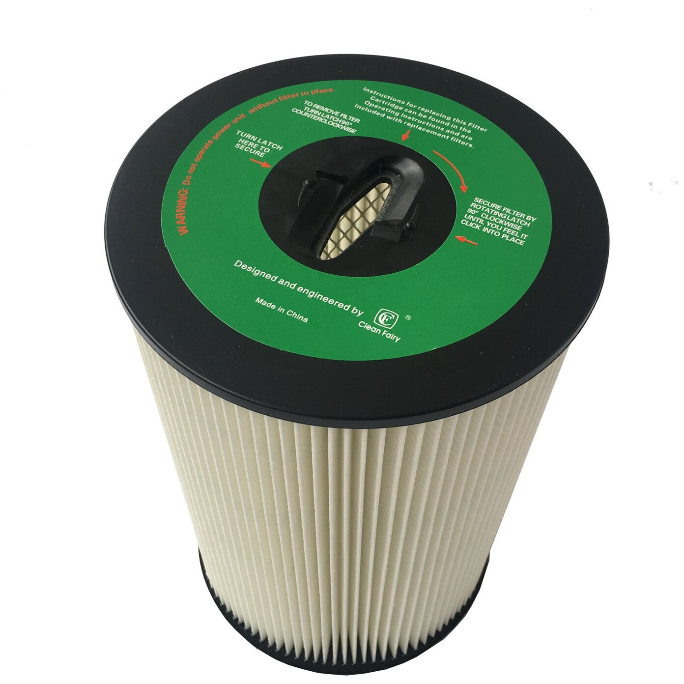 Cf Clean Fairy Vacuum Cleaner Filter 1-Piece Replacement For Dirt Devil/Titan 10 Inch Cartridge Filter 8107-01 For Vacuflo Fc610 Fc1550 Royal Cs1200