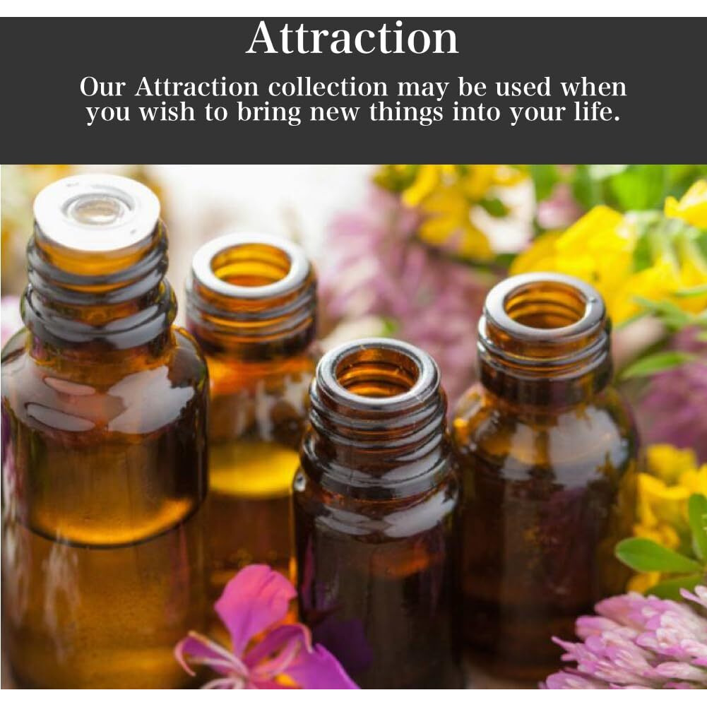 Attraction Oil By Art Of The Root | Handmade With Herbs & Essential Oils | Wiccan, Conjure, Pagan & Magick Intentions | Money, Love & Prosperity Rituals