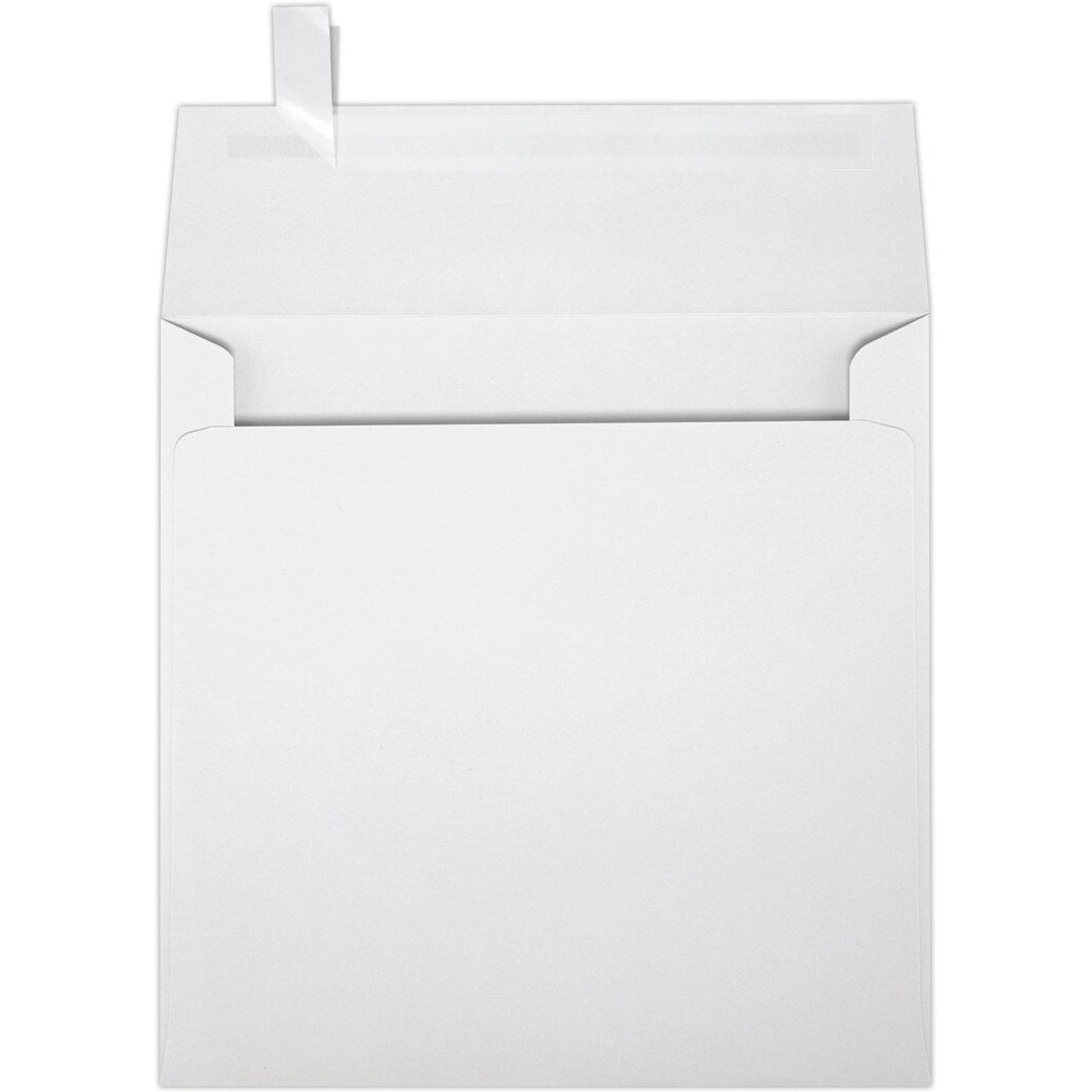 Luxpaper Square Invitation Envelopes | Peel & Press | 3 1/4" X 3 1/4" | Bright White | 70Lb. Text | 50 Qty