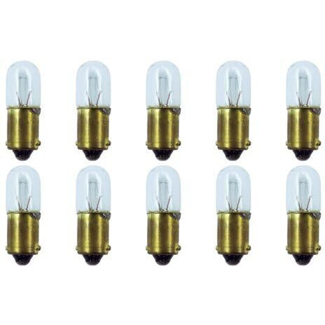 Cec Industries 1828 Bulbs, 37.5 V, 1.875 W, Ba9S Base, T-3.25 Shape (Box Of 10)