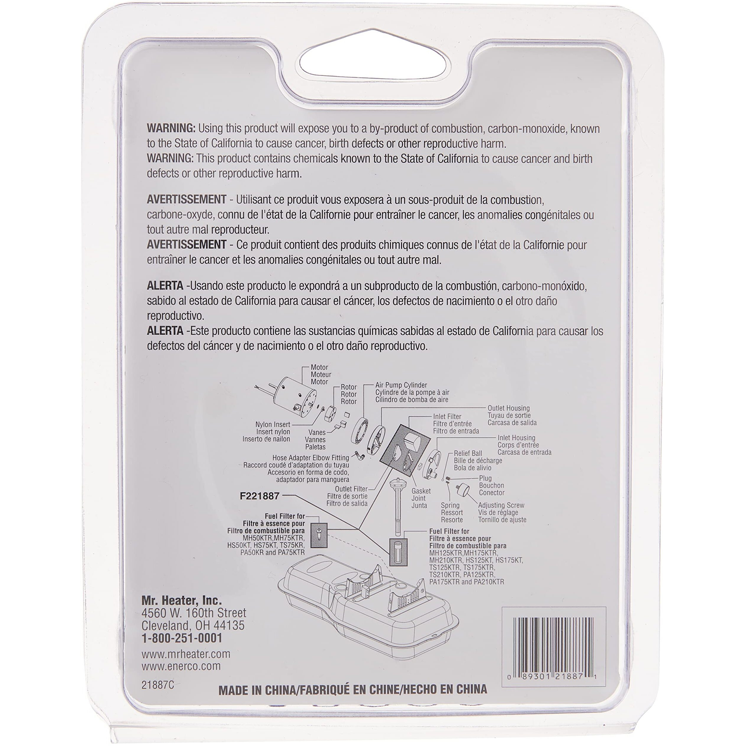 Mr. Heater Filter Kit For 2009 Or Newer Kerosene Forced Air Heater